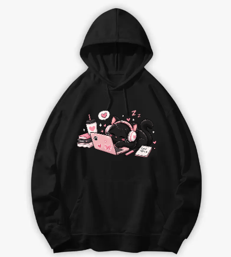 ✨ Sleepy Kitty – Pink Dreams ✨ - أمامي