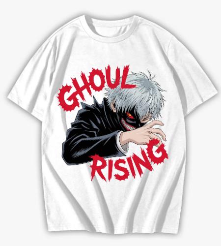 تيشرت "Ghoul Rising" 👁️🩸 - أمامي