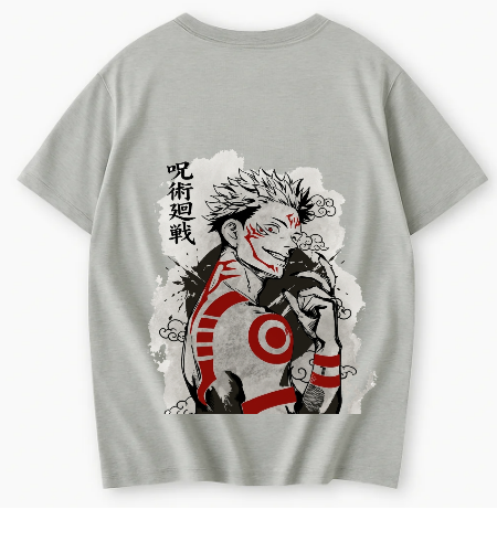 تيشرت "تجسيد سوكونا" (Sukuna's Embodiment Tee) 👅👁️ - خلفي