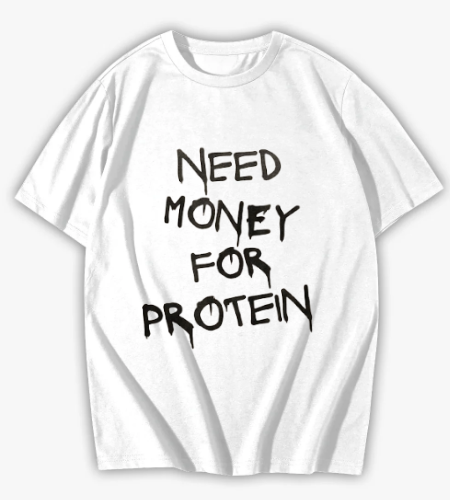 need money for protein - أمامي