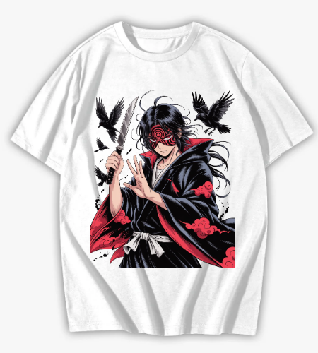 تيشرت "Crow of Akatsuki" 🦅🔴 - أمامي