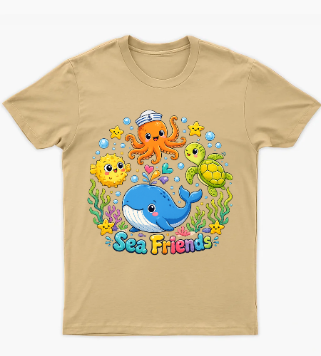 أصدقاء البحر اللطاف - Sea Friends - أمامي