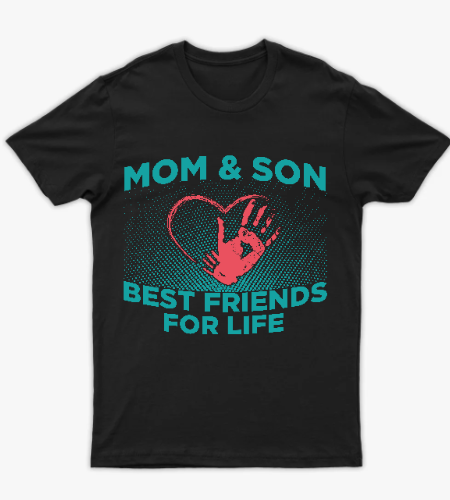 Mom & Son Best Friends For Life - أمامي