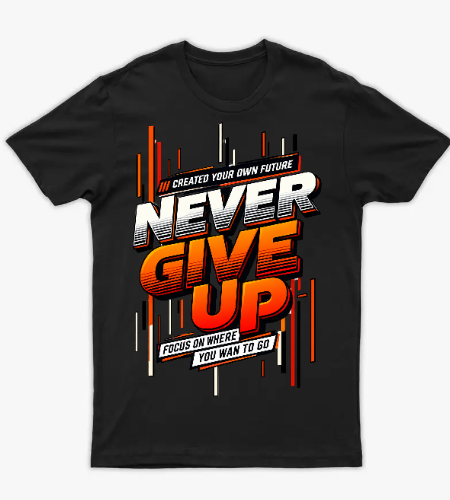 NEVER GIVE UP - أمامي