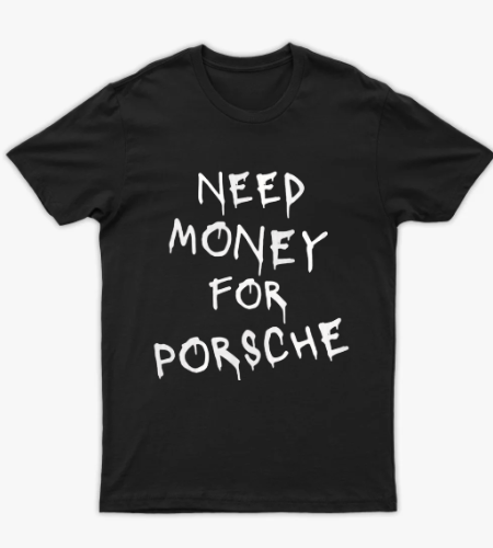 need money for porsche - أمامي