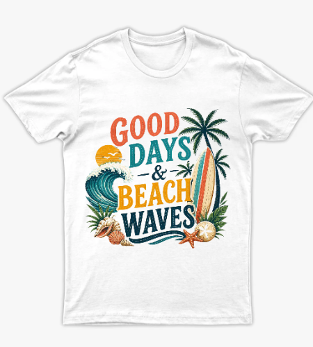 Good Days and Beach Waves - أمامي