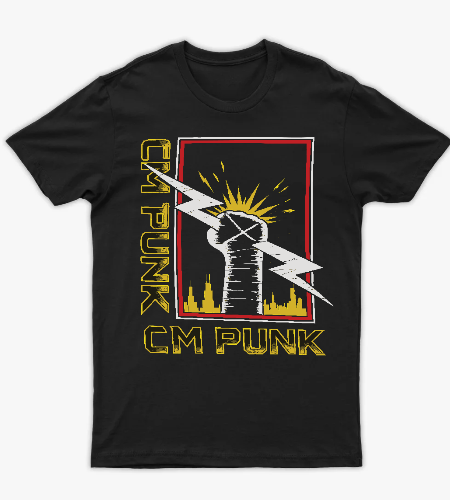CM Punk Chicago Lightning Fist - أمامي
