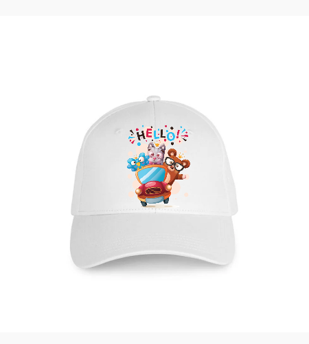 تيشرت "رحلة الأصدقاء المرحة" - تصميم كرتوني ملون للأطفال - أمامي