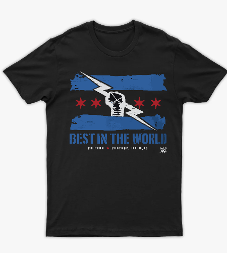 تيشرت "سي إم بانك" الأيقوني - تصميم Best in the World لعشاق المصارعة - أمامي