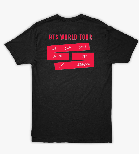 BTS world tour - خلفي